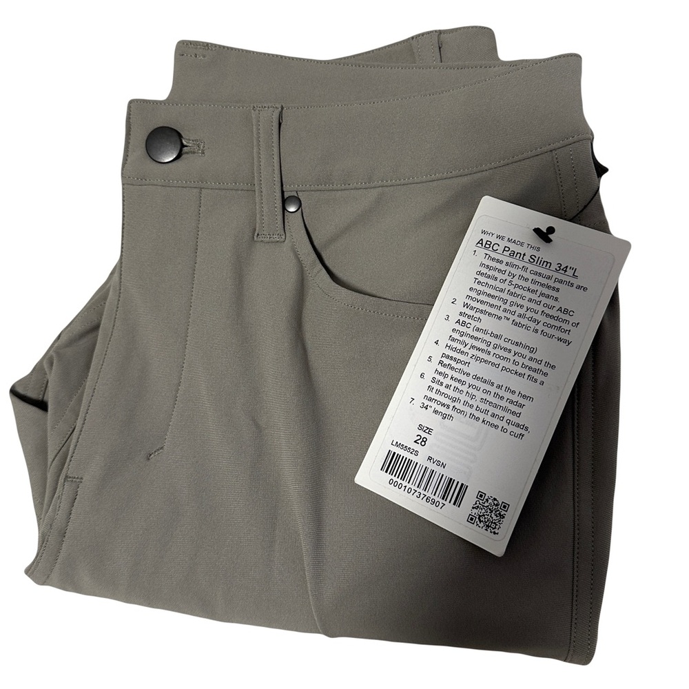 Lululemon ABC Pant Slim 34”L